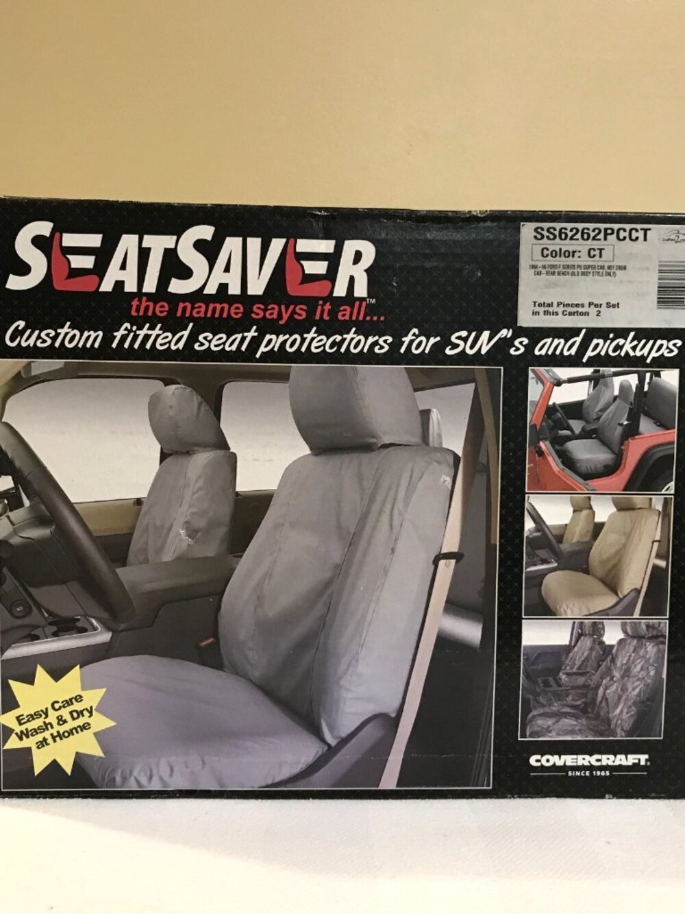 Covercraft SS6262PCCT SeatSaver Seat Covers for 94-96 Ford F Series PU Super Cab